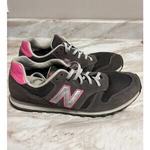 New Balance 373 GP Gray Pink Retro Running Sneakers Athletic Shoes Size 11 B